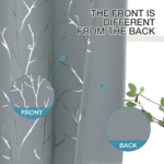 Light Grey Blackout Curtains - Image 4