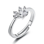 New Cat Bear Dog Paw Ring for Women Jewelry Sets - Image 7