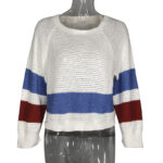 Women's Long Sleeve Loose Knit Pullover - Image 4