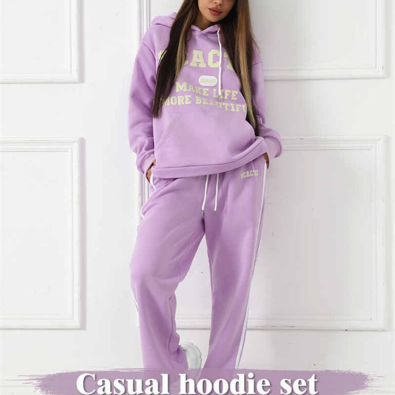 Women's Fashion Casual Printed Top Pants Set - Image 8