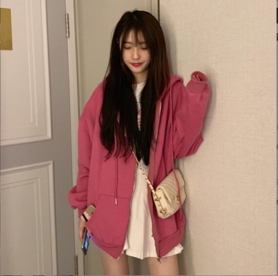 Loose Cardigan Jacket Thickened Plus Fleece - Image 2