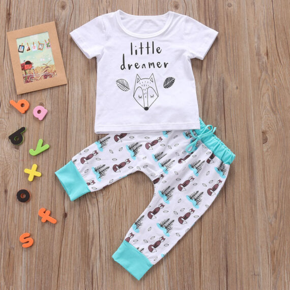 Newborn Baby Clothes- Set T-shirt Tops Pants - Image 4