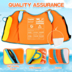 Kids' Swim Float Vest – Safe & Fun Swim Training & Pool Safety Aid! - Image 2
