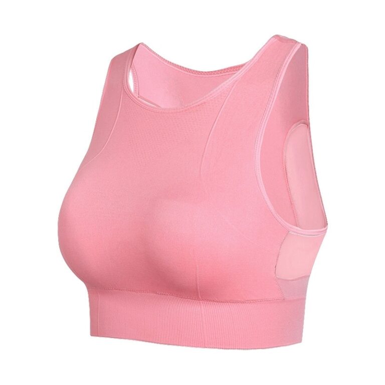No Underwire Mesh Beauty Back Double-decker Sports Bra - Image 6