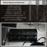 Luxury Travel Watch Case – Sleek 3-Watch Organizer in Black Vegan Leather - Image 5
