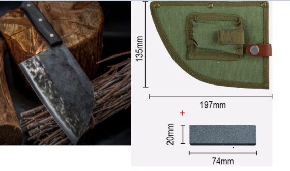 Stainless Steel Meat Cleaver Chef's Knife - Image 4