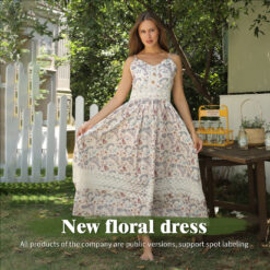 Women's Sleeveless Floral Dress