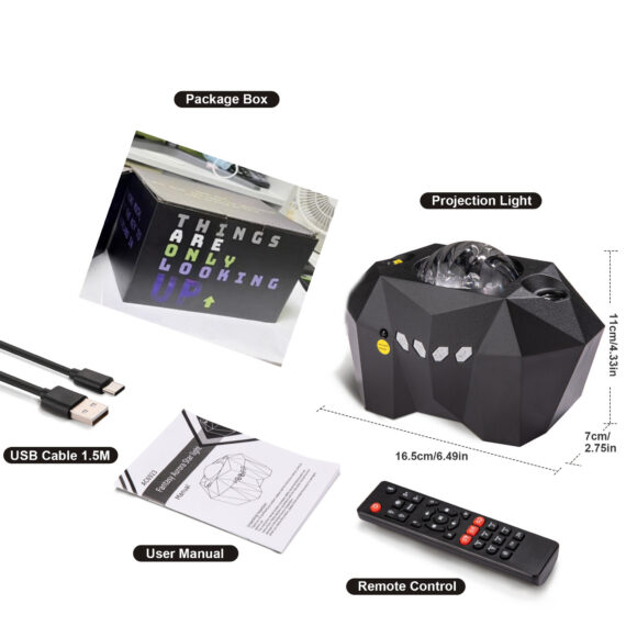 USB Bluetooth Ocean Star Projector – Music lamp - Image 5