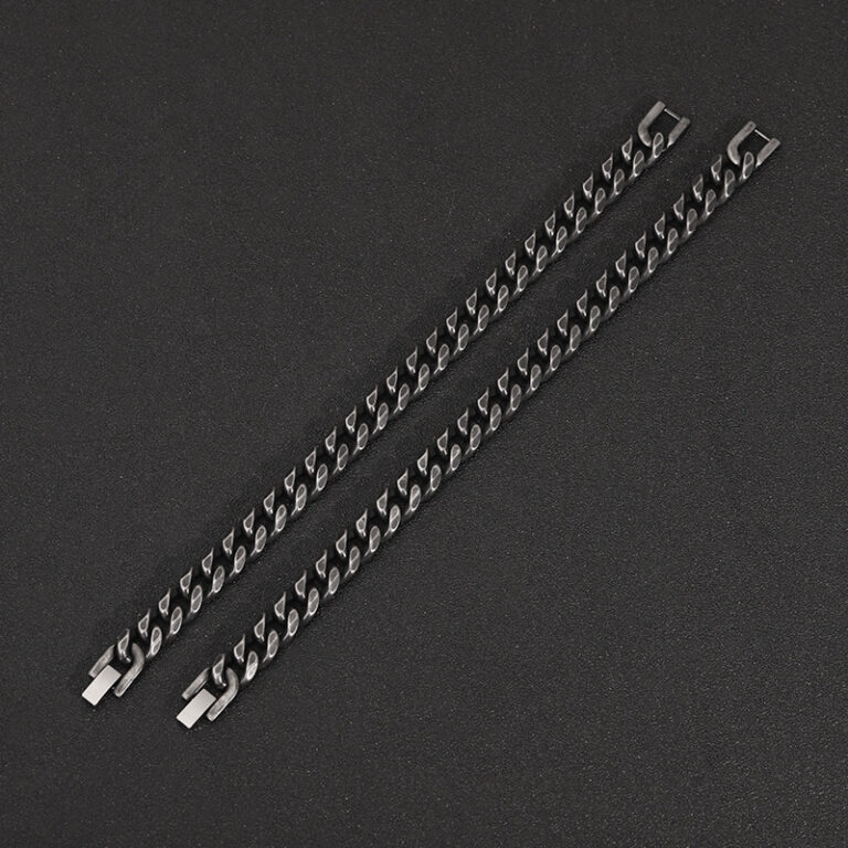 Men's Fashionable Minimalist Stainless Steel Bracelet - Image 4
