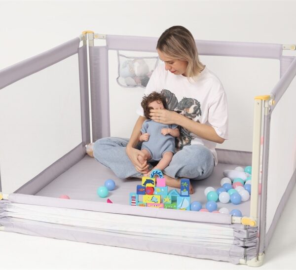 Adjustable Baby Play Fence – 120x120x68cm