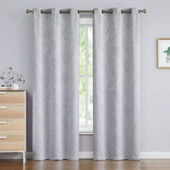 3D Embossed Thermal Blackout Curtains