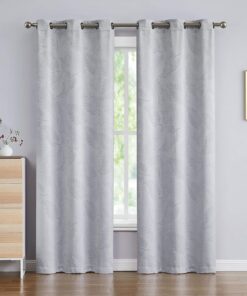 3D Embossed Thermal Blackout Curtains