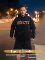Long Sleeved Printed Hoodie For Both Men And Women