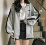 Loose Cardigan Jacket Thickened Plus Fleece - Image 5