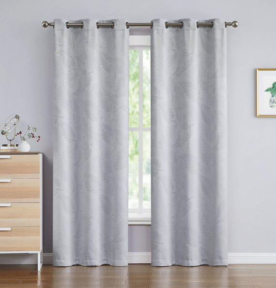 3D Embossed Thermal Blackout Curtains - Image 2