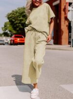 Women's Short-sleeved Trousers Two-piece Set - Image 5