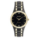 Black & Gold Analog Watch for Men with Black Dial - Image 2