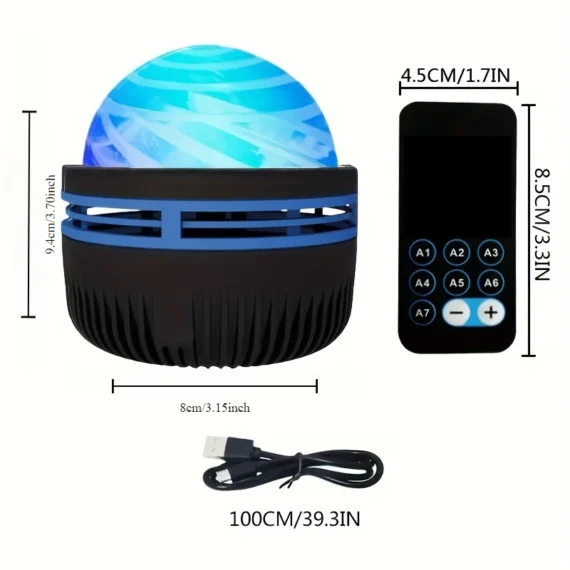LED Galaxy Projector Cosmic Lights for Any Space - Image 6