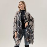Women's Fashion Gingham Check Warm Scarf - Image 6