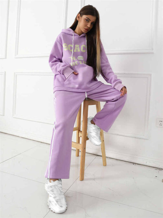Women's Fashion Casual Printed Top Pants Set - Image 7