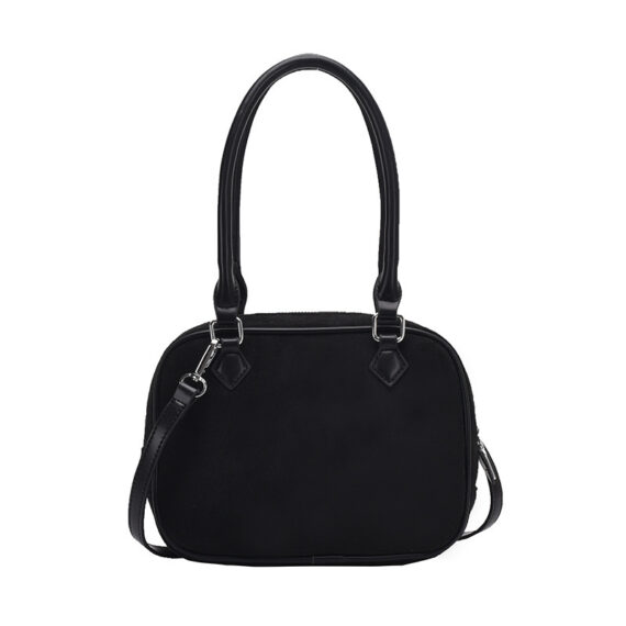 Trendy Suede Crossbody Handbag - Image 3