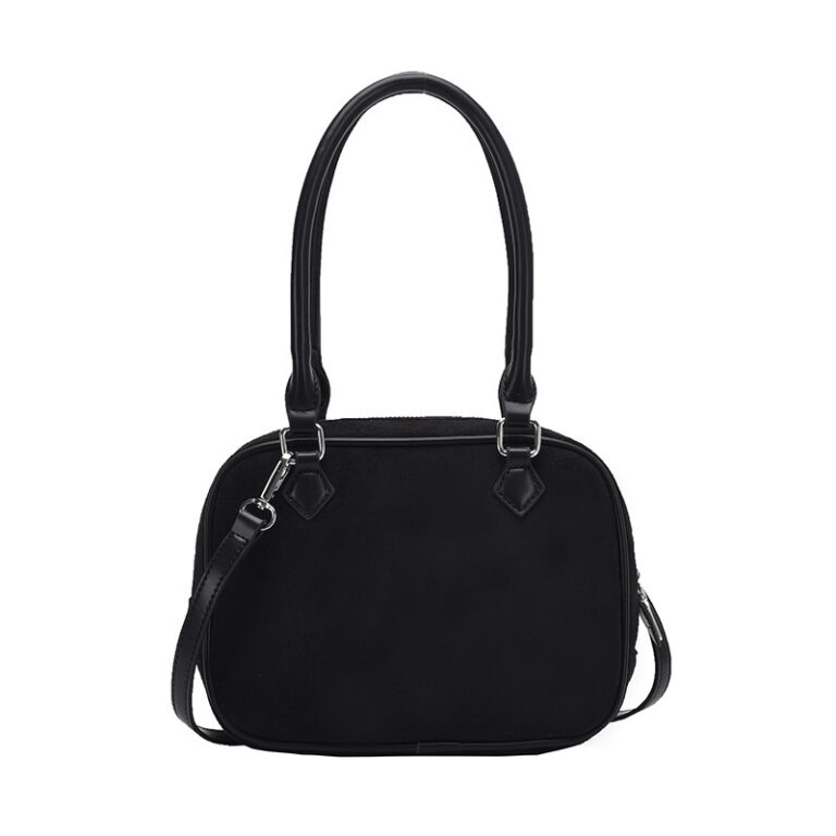 Trendy Suede Crossbody Handbag - Image 3