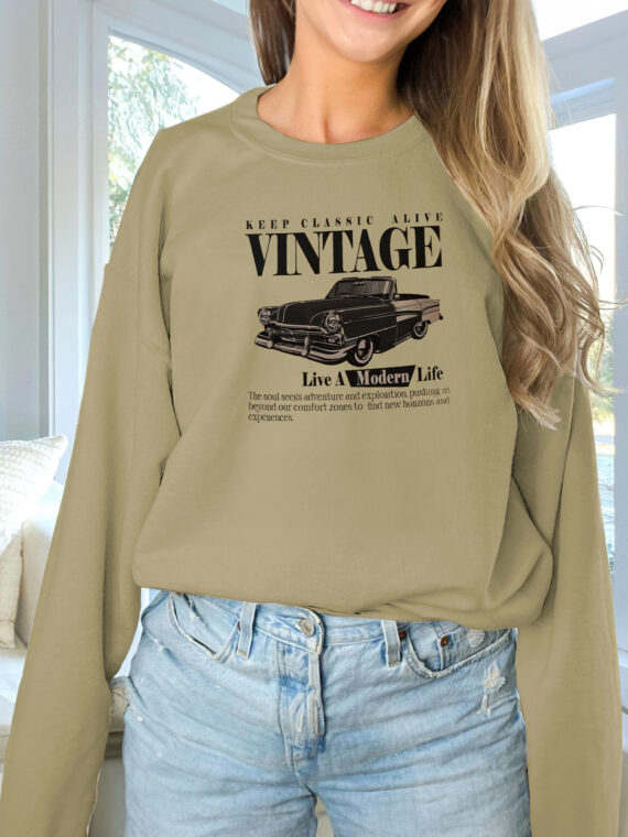 Women's Long Sleeved Sweatshirt