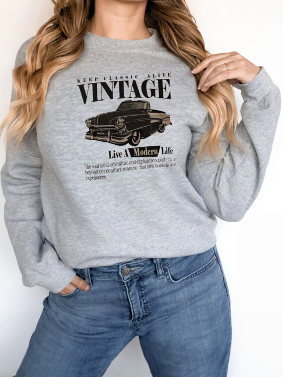 Women's Long Sleeved Sweatshirt - Image 2