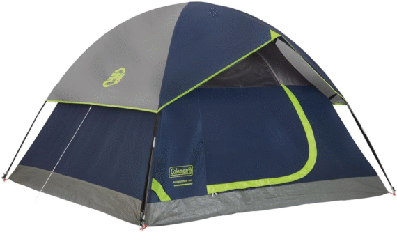 Sundome 3-Person Tent with Rainfly, Weatherproof Tent Sets up in 10 Mins