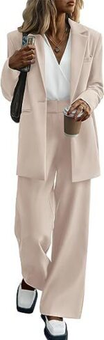 Chic Solid Color Suit - Image 9