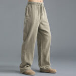 Men's Breathable Linen Casual Sports Pants - Image 3
