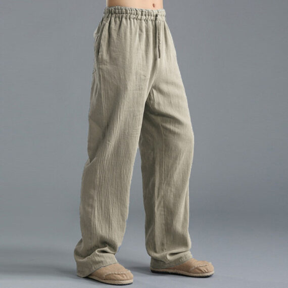 Men's Breathable Linen Casual Sports Pants - Image 3