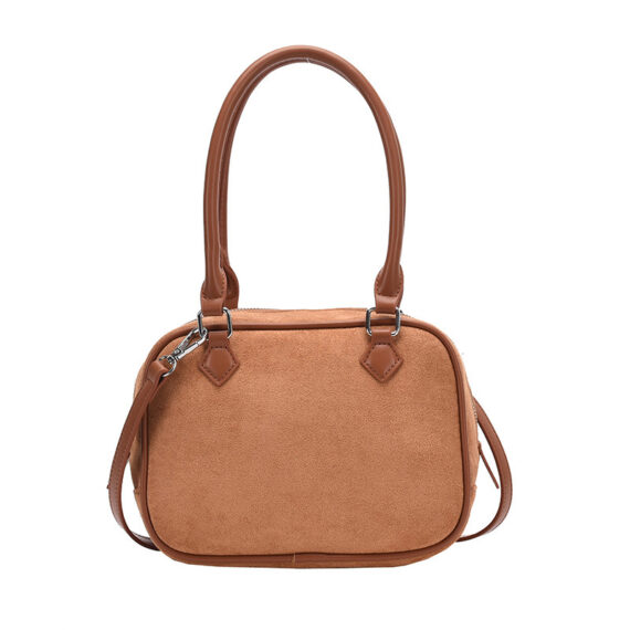 Trendy Suede Crossbody Handbag - Image 5