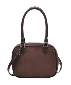 Trendy Suede Crossbody Handbag