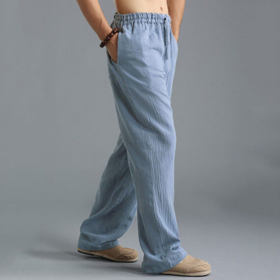 Men's Breathable Linen Casual Sports Pants