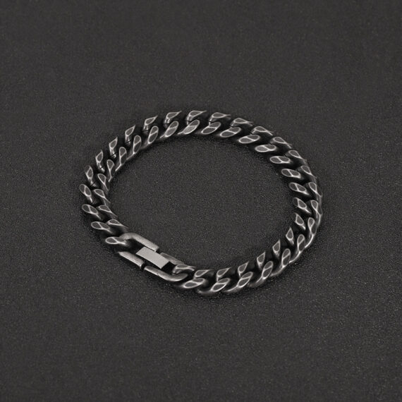 Men's Fashionable Minimalist Stainless Steel Bracelet - Image 5