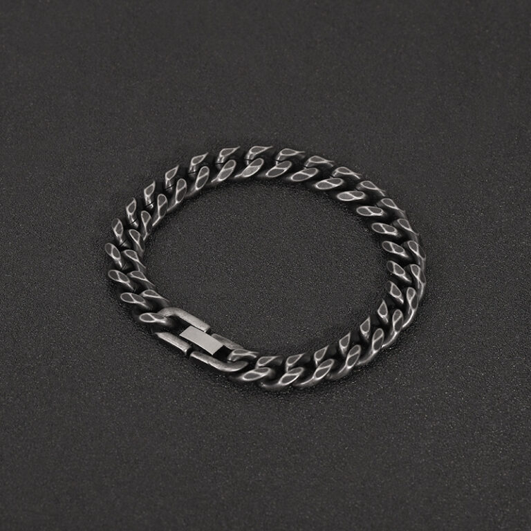 Men's Fashionable Minimalist Stainless Steel Bracelet - Image 5