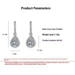 Drop Shape Zircon Earrings - Image 7