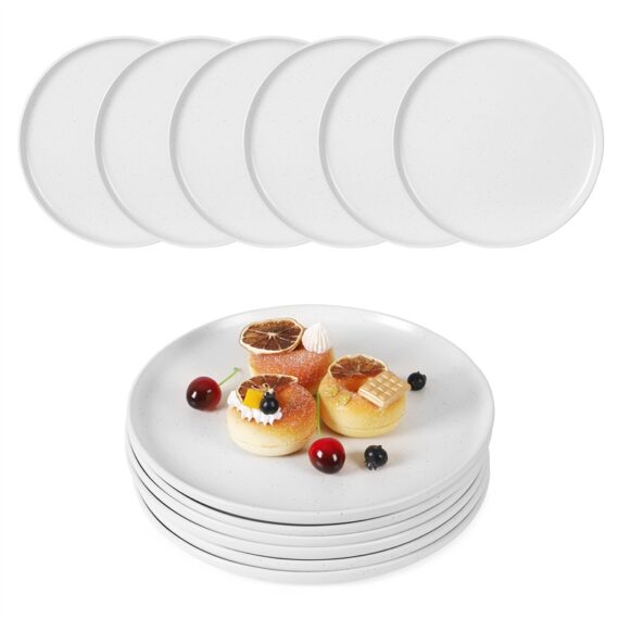 6-Piece Versatile Food Plate Set – Oven & Microwave Safe - Image 8