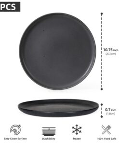 6-Piece Versatile Food Plate Set – Oven & Microwave Safe