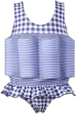 Girl Boy One Piece Floatation Swimsuit Swimwear with Adjustable Buoyancy Kid Float Bathing Suit Life Jacket Swim Vest