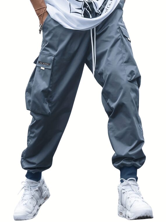 Oversized Cargo Multi-pocket Men's Casual Pants - Image 4