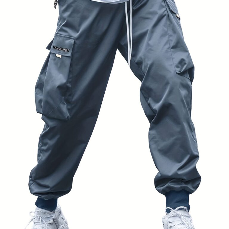 Oversized Cargo Multi-pocket Men's Casual Pants - Image 4