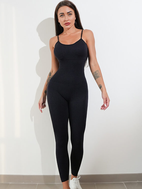 Womens One Piece Rompers Sleeveless bodysuit - Image 7