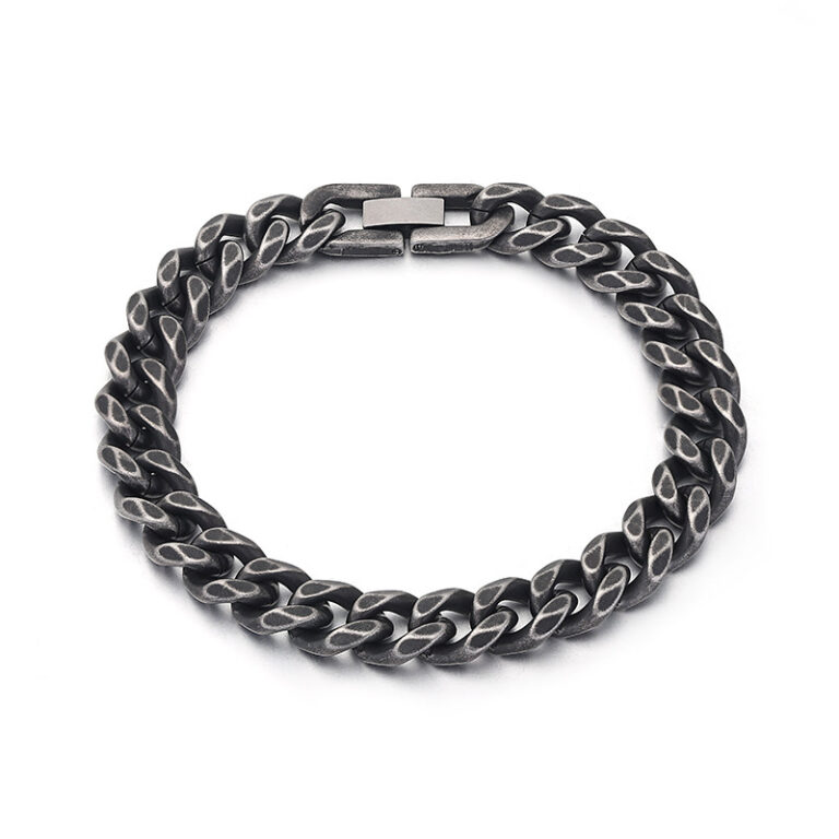 Men's Fashionable Minimalist Stainless Steel Bracelet - Image 3