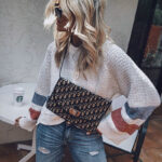 Women's Long Sleeve Loose Knit Pullover - Image 3