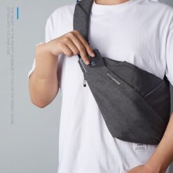Multi-Functional Digital Storage Canvas Chest Bag – Anti-Theft, Shoulder Pack for Travel & Daily Use