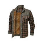 Stylish Men's Wool Thick Coat Jacket - Image 8