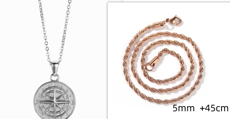 Silver solid with rosegold