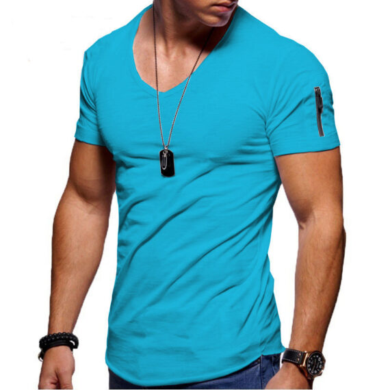 Men's Short Sleeve Cotton Casual T-shirt - Image 3